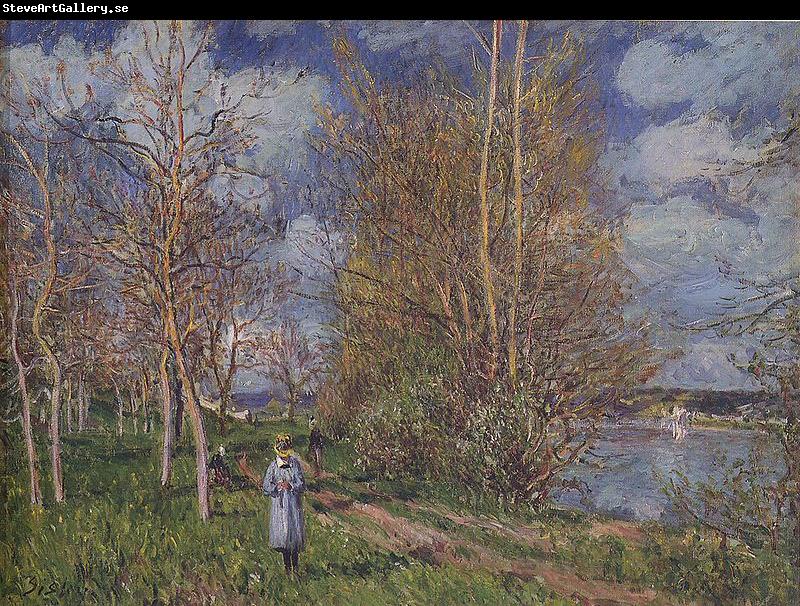 Alfred Sisley Small Meadows in Spring